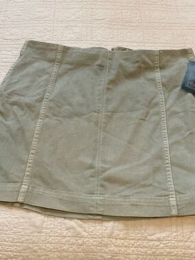 wild fable Olive green Panel A-Line Skirt Girls Size 14 NWT